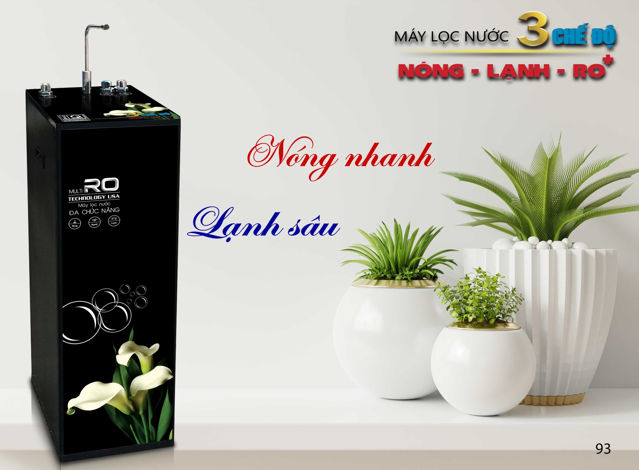 MÁY LỌC NƯỚC NÓNG - LẠNH - NGUỘI (Slim)01